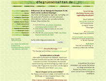 Tablet Screenshot of diegruenenseiten.de